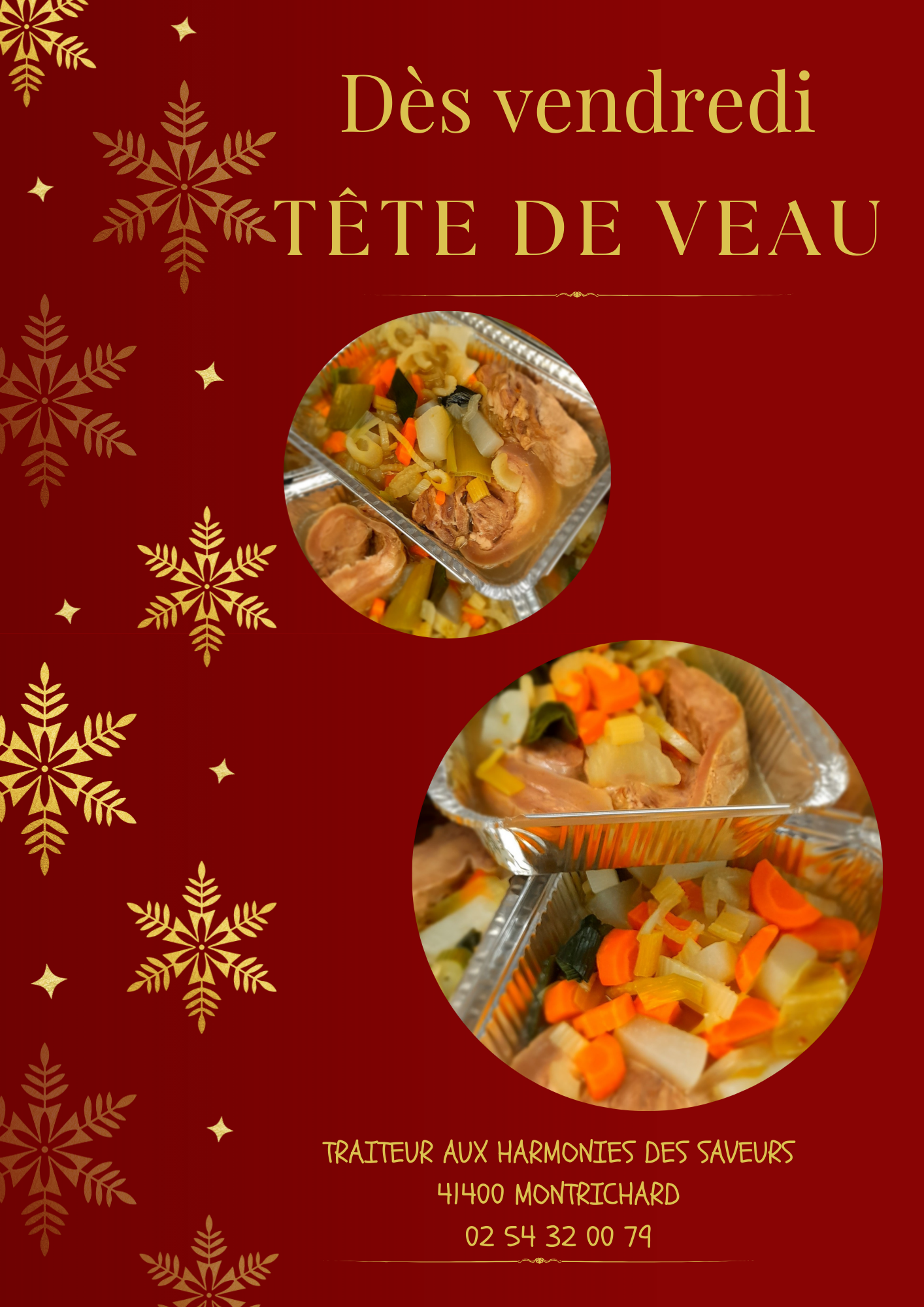 Dès Vendredi : TETE DE VEAU