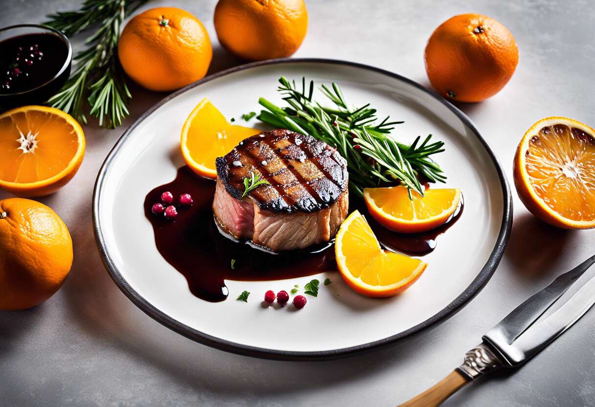 Dès Vendredi : Tournedos de canard à l&rsquo;orange et poêlé de légumes hivernal
