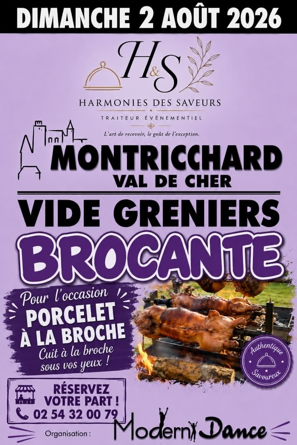 Cochon à la broche le 2 Aout