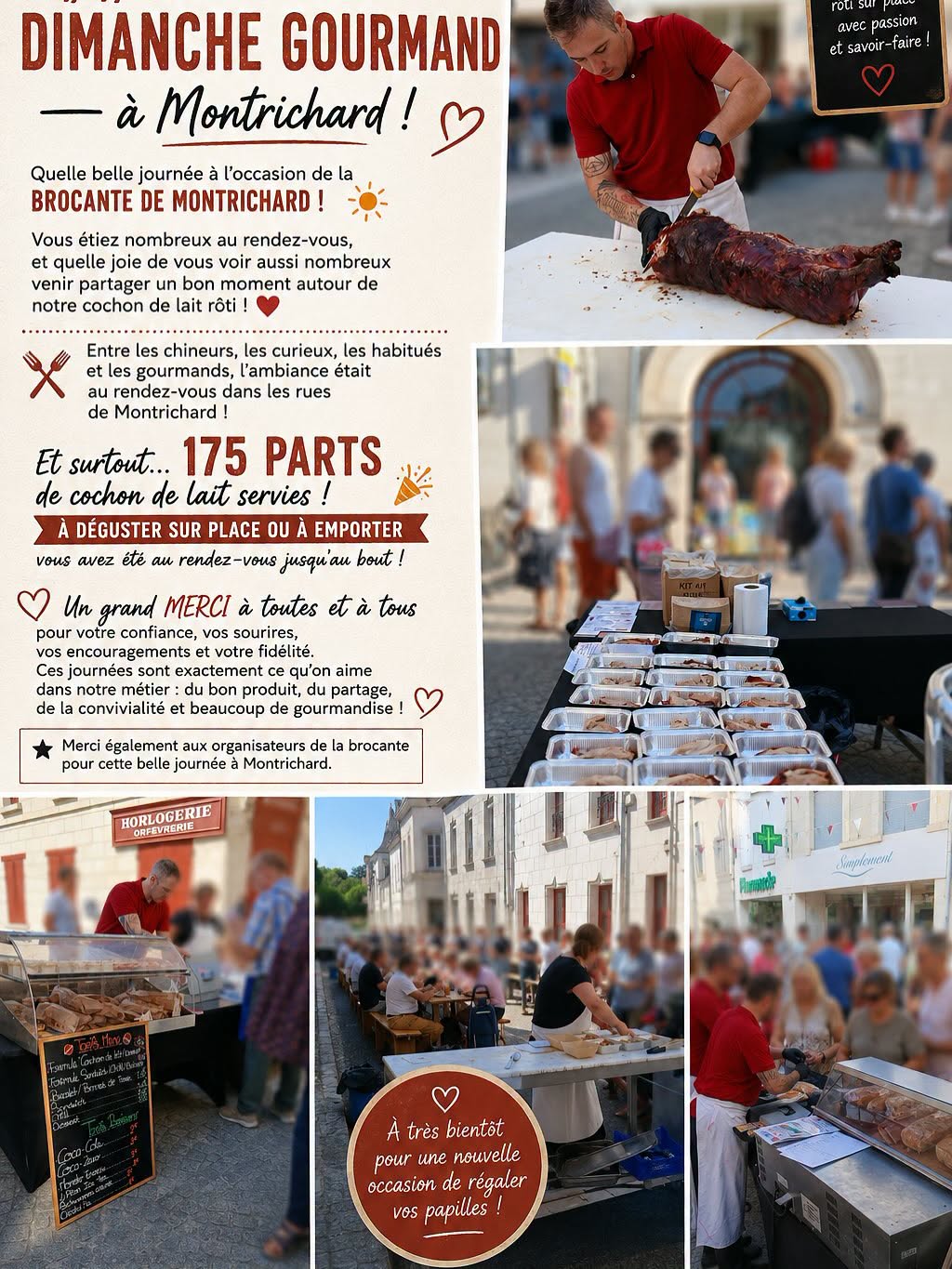 Retour sur la brocante : spécial Cochon de lait à la broche