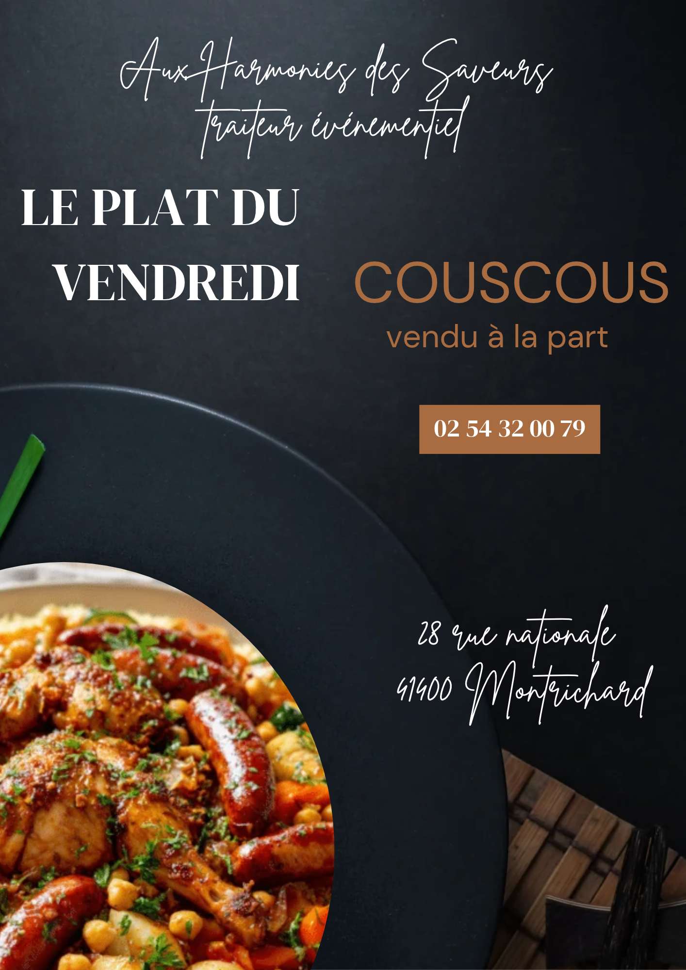 Vendredi : COUSCOUS